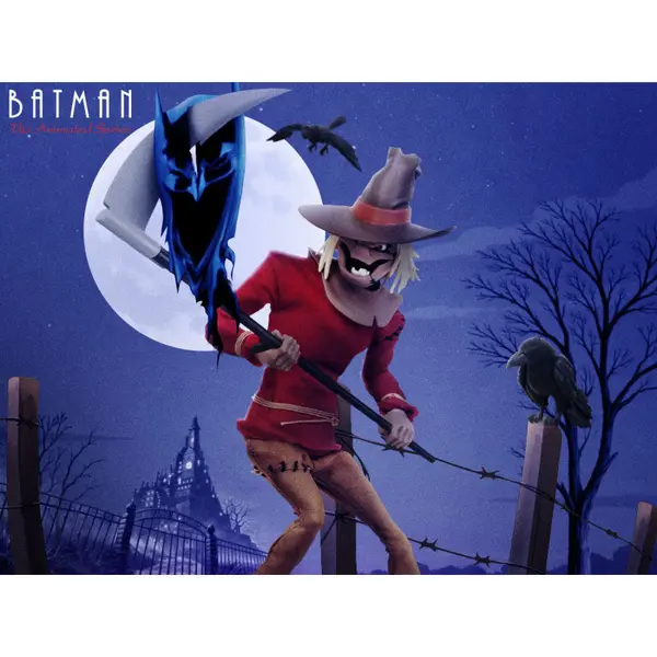 BATMAN The Animated Series Figurine Scarecrow One:12 Mezco Toyz