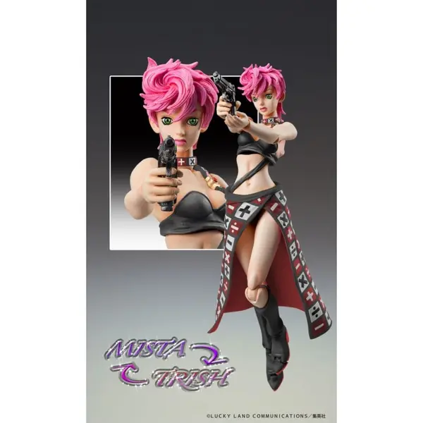 JoJo's Bizarre Adventure Part 5 - Figurine Super Action Chozokado Trish Una Black Ver. 15 cm