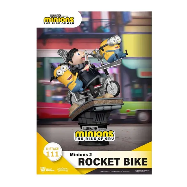 Figurine Minions - Minions 2 Rocket Bike D-Stage 15cm