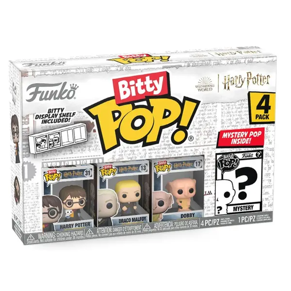 Figurine Harry Potter - 4Pk Harry Potter Bitty Pop 2cm