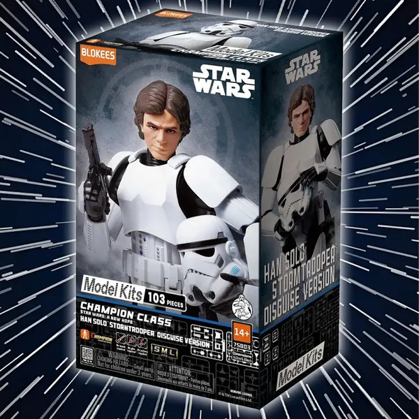 STAR WARS Maquette Han Solo Stormtrooper Disguise Version Champion Class Blokees