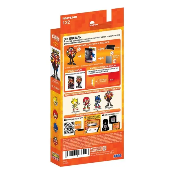Sonic the Hedgehog (Modern) - Magnet à collectionner FiGGYZ Dr. Eggman 11 cm