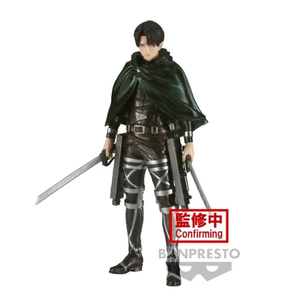 Figurine Attaque des Titans Final Season - Levi Special 10Th Anniversary 16cm