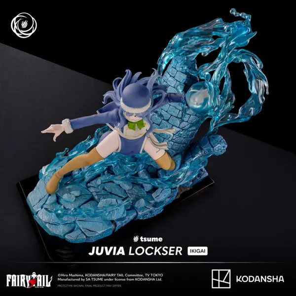 FAIRY TAIL Statue Ikigai Juvia Lockser Tsume Art