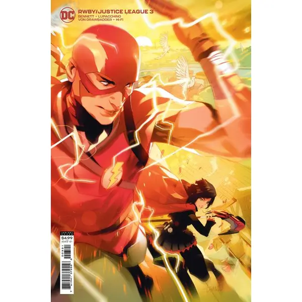 RWBY JUSTICE LEAGUE #3 (OF 7) CVR B SIMONE DI MEO CARD STOCK VAR