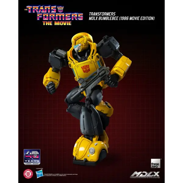 TRANSFORMERS Figurine Bumblebee 1986 Movie Edition MDLX Threezero