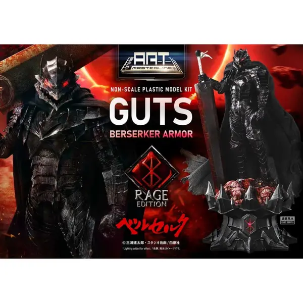 BERSERK Model Kit Pré-peint Guts Berserker Armor Rage Build Art Masterline Prime 1 Studio