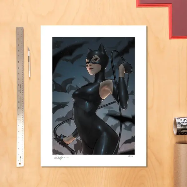DC COMICS Impression Art Print Catwoman Sideshow