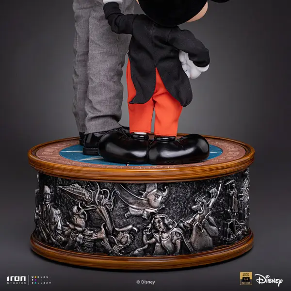 DISNEY Statue Walt Disney & Mickey Mouse Legacy Replica Iron Studios