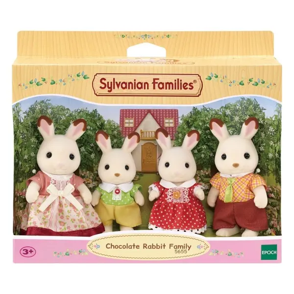 Sylvanian Families - La famille Lapin Chocolat 8 cm