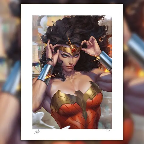 DC COMICS Impression Art Print Wonder Woman Sideshow