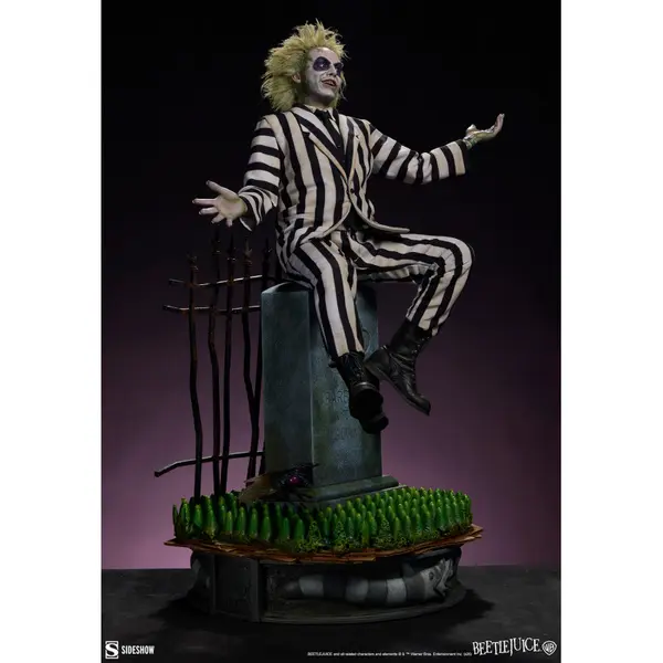 BEETLEJUICE Statue Beetlejuice Premium Format Figure Sideshow