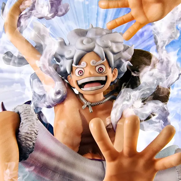 ONE PIECE Figurine Monkey D. Luffy Gear Fifth P.O.P. Evolutionary History Megahouse