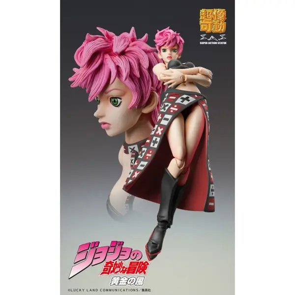JoJo's Bizarre Adventure Part 5 - Figurine Super Action Chozokado Trish Una Black Ver. 15 cm