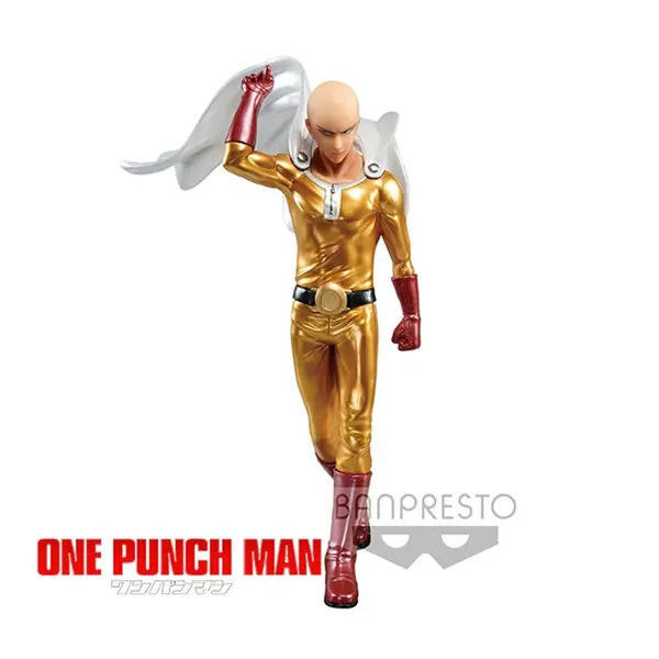 Figurine One Punch Man - Saitama Metalic Color DXF 20cm