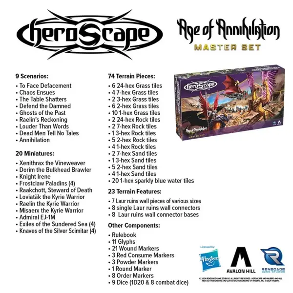 Heroscape - Jeu de plateau Heroscape Age of Annihilation Master Set en version anglaise