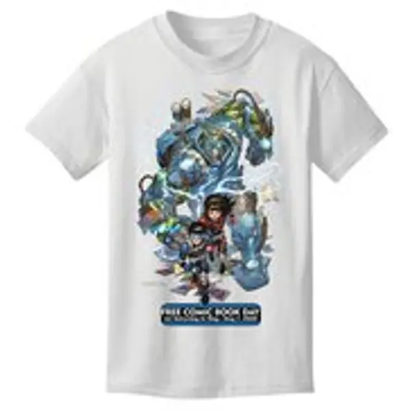 FCBD 2022 COMM ARTIST KIRKHAM WHITE YOUTH T/S LG (NET)
