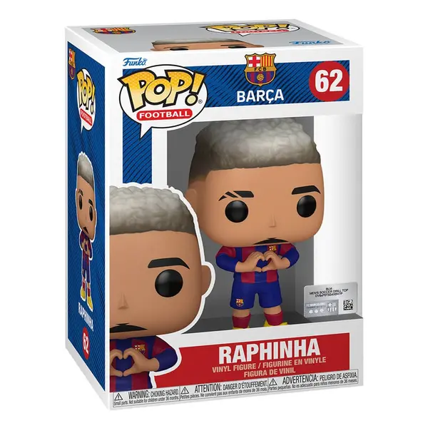 RAPHINHA EFL POP FOOTBALL VINYL FIGURINE BARCELONA 9 CM