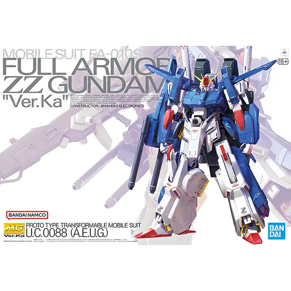 GUNDAM Master Grade 1/100 Full Armor ZZ Gundam Ver.Ka Bandai Gunpla