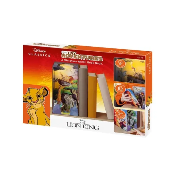 Disney - Maquette Book Nook Tiny Adventures Le Roi lion 23 cm
