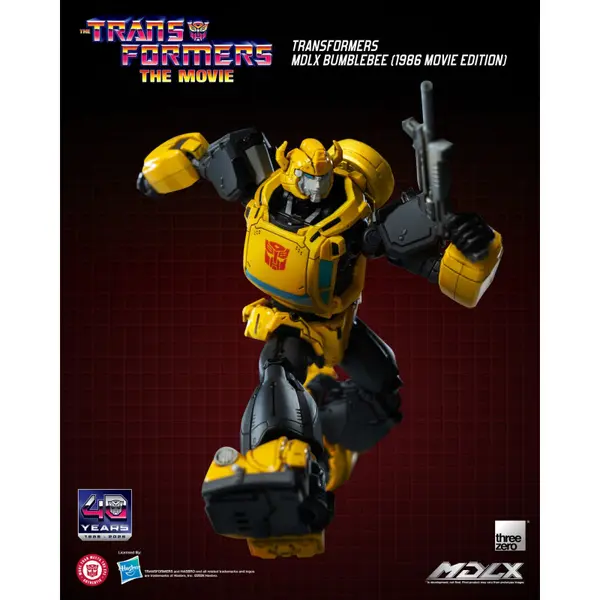 TRANSFORMERS Figurine Bumblebee 1986 Movie Edition MDLX Threezero