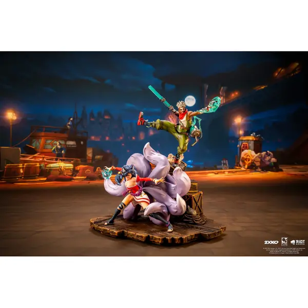 2XKO Statue Ahri & Ekko Pure Arts