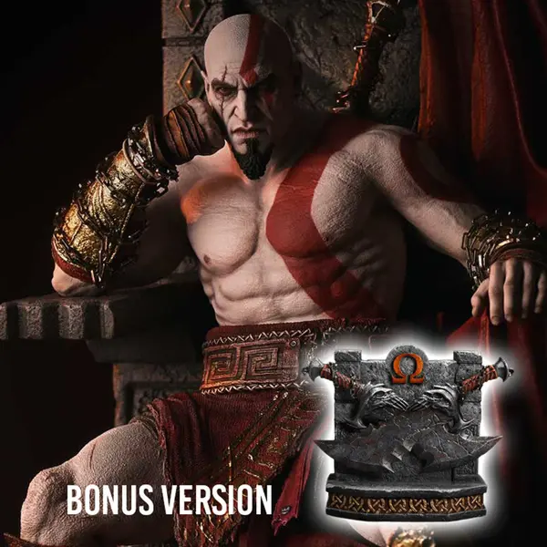 GOD OF WAR Ragnarok Statue Young Kratos Throne Legacy Bonus Version Prime 1 Studio