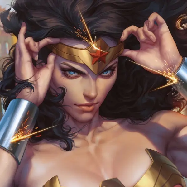 DC COMICS Impression Art Print Wonder Woman Sideshow