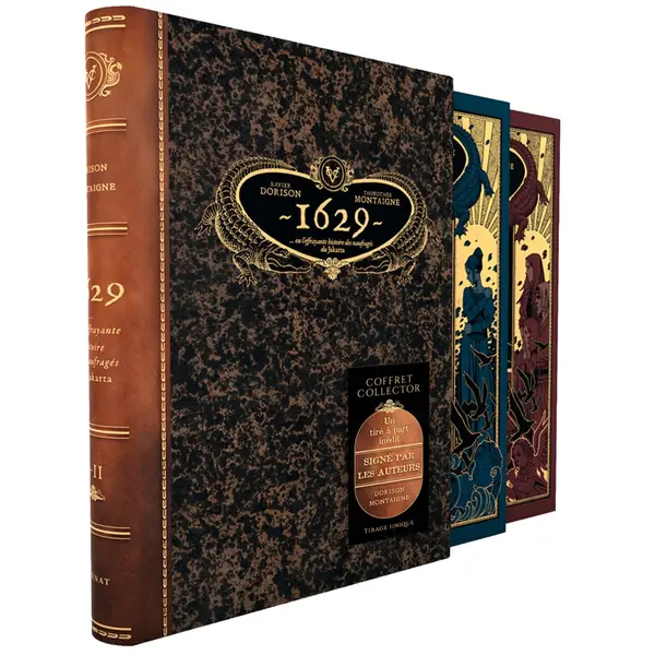 1629, OU L'EFFRAYANTE HISTOIRE DES NAUFRAGES DU JAKARTA - COFFRET TOMES 01 A 02