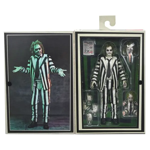 BEETLEJUICE Figurine Ultimate Striped Suit Beetlejuice Neca