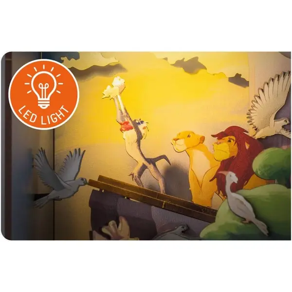 Disney - Maquette Book Nook Tiny Adventures Le Roi lion 23 cm