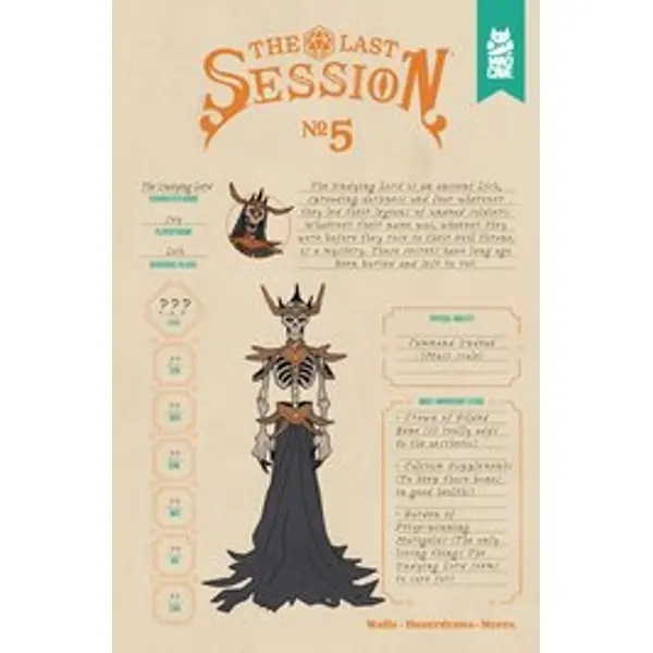 THE LAST SESSION #5 CVR B DOZERDRAWS