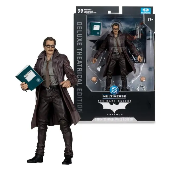 DC Multiverse - Figurine Commissioner James Gordon (The Dark Knight Trilogy) Deluxe Theatrical Edition 18 cm