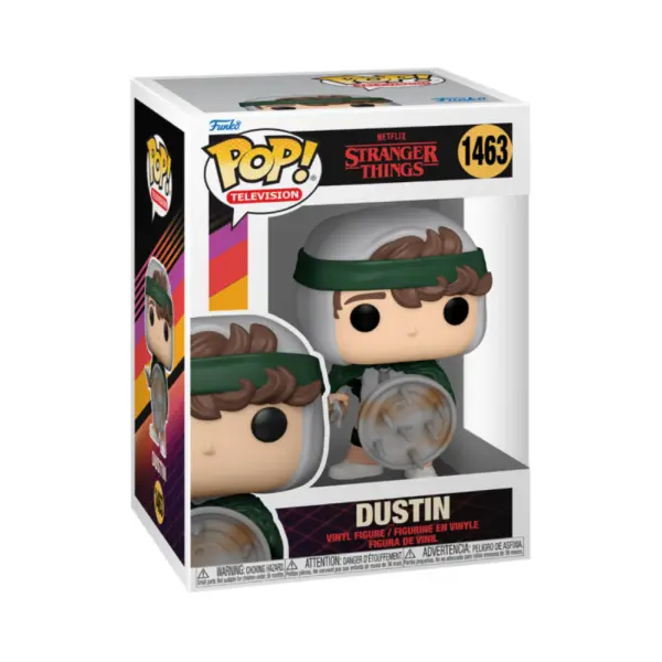 Figurine Stranger Things S4 - Hunter Dustin Shield Pop 10cm