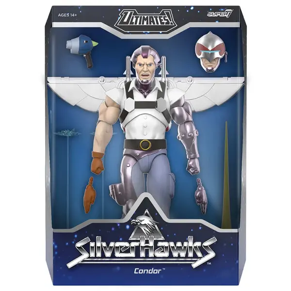 SILVERHAWKS Figurine Ultimates Condor Toon Super7
