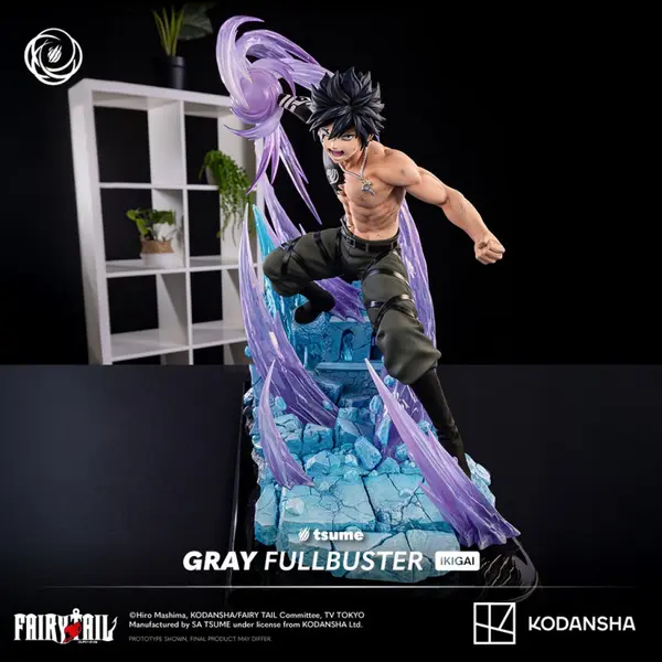 FAIRY TAIL Statue Ikigai Gray Fullbuster Tsume Art