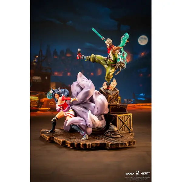 2XKO Statue Ahri & Ekko Pure Arts