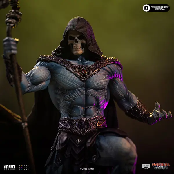 MAITRES DE L'UNIVERS Statue Skeletor Art Scale Iron Studios