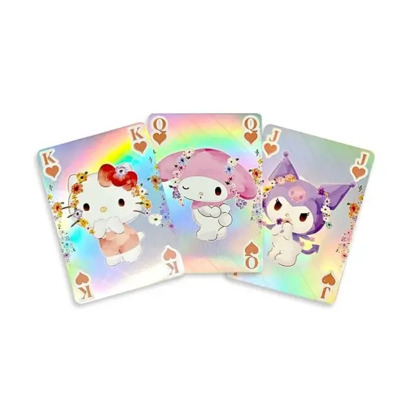 Sanrio - Jeu de cartes à jouer Hello Kitty & Friends Holographic