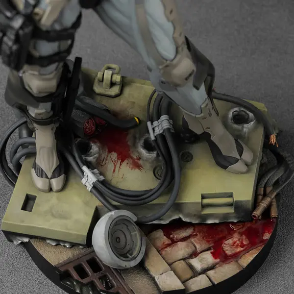 METAL GEAR SOLID 4 Statue Raiden Gecco