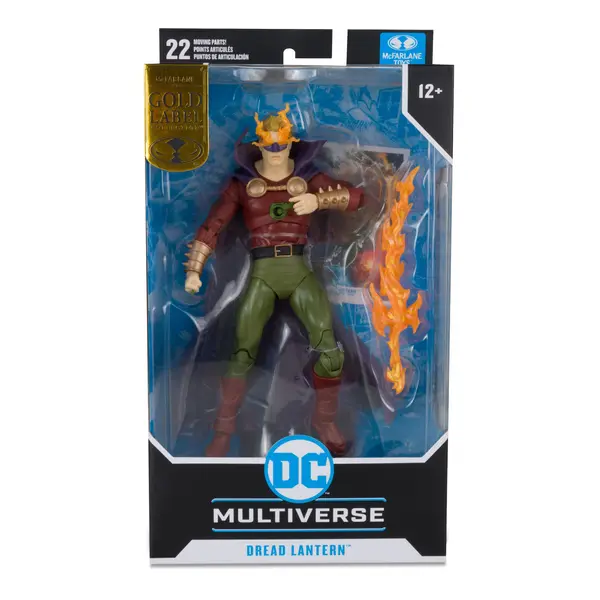 DREAD LANTERN DARK METAL GOLD LABEL DC MULTIVERSE FIGURINE 18 CM