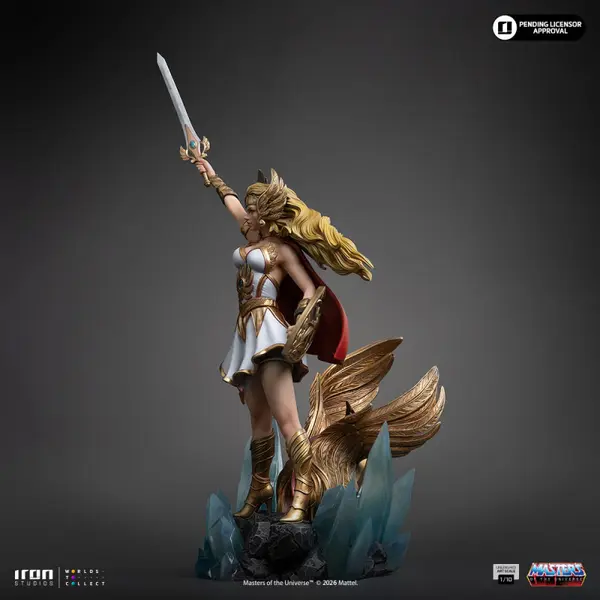MAITRES DE L'UNIVERS Statue She-Ra Unleashed Art Scale Iron Studios