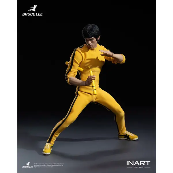 BRUCE LEE Figurine 1/12ème Bruce Lee Yellow Jumpsuit Inart