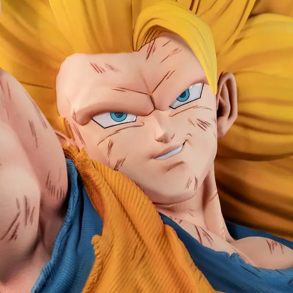 DRAGON BALL Z Statue Goku Super Saiyan 3 Movies Collection Tsume Art