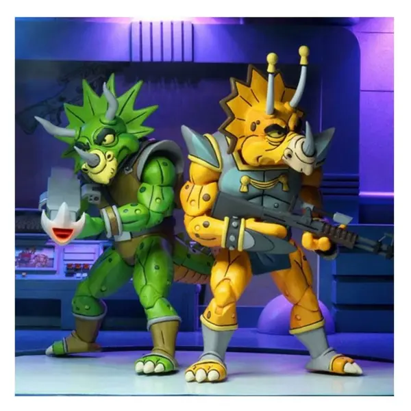 Figurine TMNT Tortues Ninja Cartoon - 2-Pack Zorax & Zork 18cm