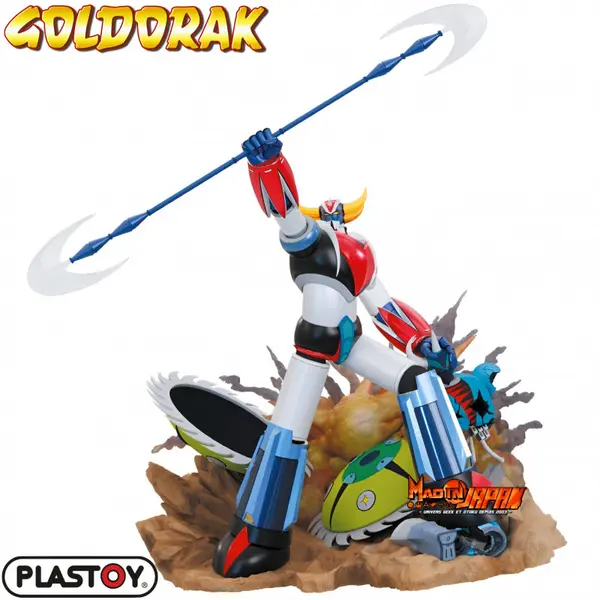 GOLDORAK Diorama Grendizer vs Gin Gin Plastoy