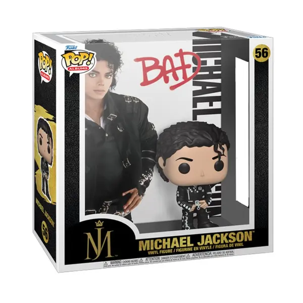 Figurine Rocks - Michael Jackson Bad Pop Albums 10cm