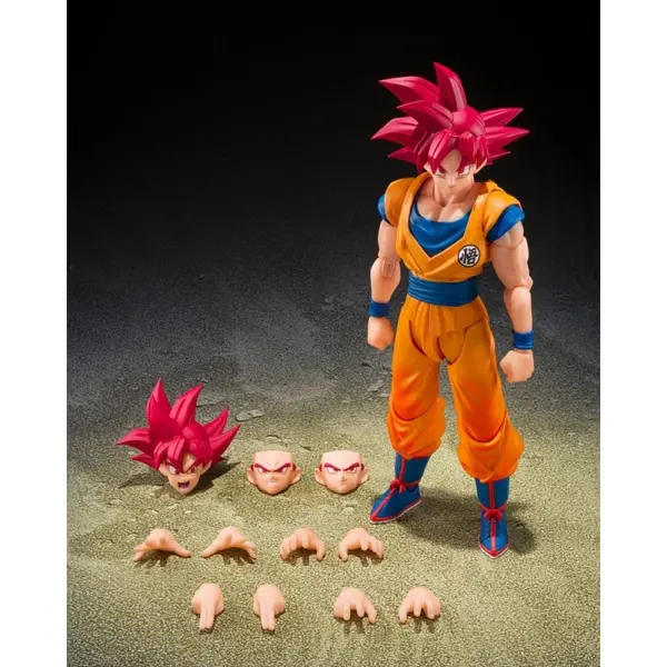 Dragon Ball Super - Figurine S.H.Figuarts Super Saiyan God Son Goku (God Aura) 15 cm