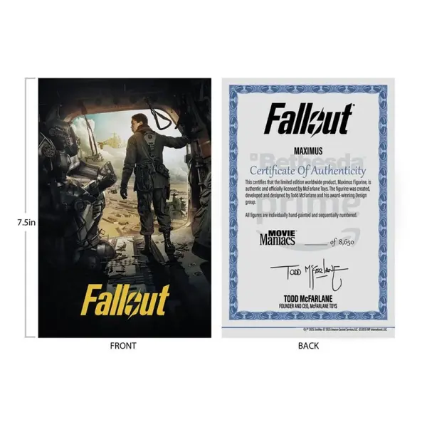 Fallout - Figurine Movie Maniacs Maximus (Season 2) 17 cm