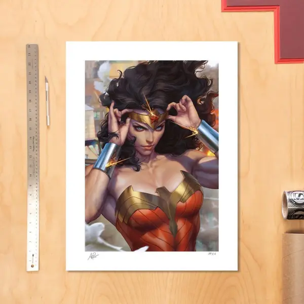 DC COMICS Impression Art Print Wonder Woman Sideshow